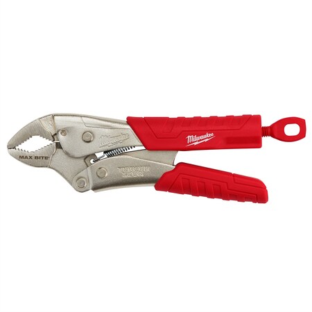 Milwaukee Tool 7 in.  Curved Jaw Locking Pliers With Maxbite And Durable Grip 48-22-3707